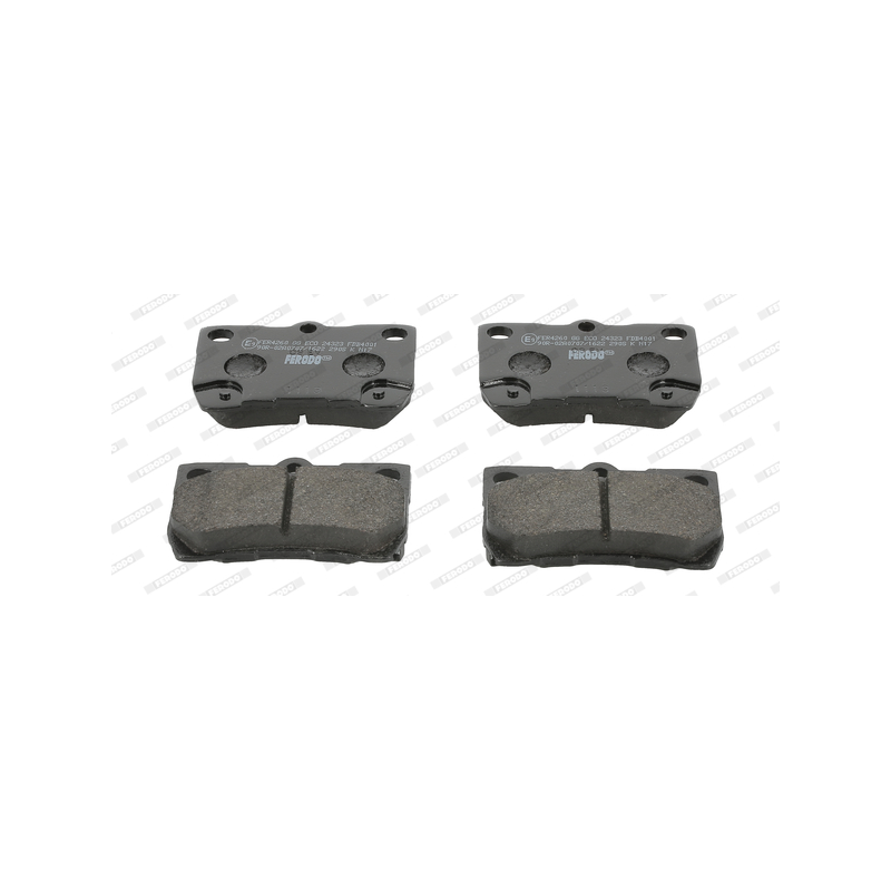 Pastiglie freno asse posteriore - FERODO