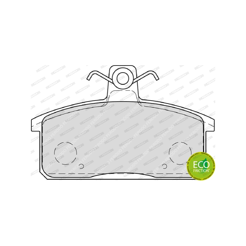 Pastiglie freno asse anteriore - FERODO