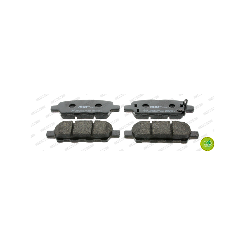 Pastiglie freno asse posteriore - FERODO