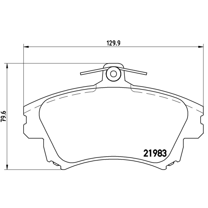 Pastiglie freno asse anteriore - BREMBO