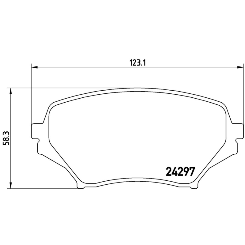 Pastiglie freno asse anteriore - BREMBO