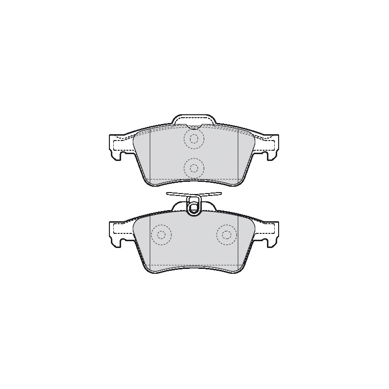 Pastiglie freno asse posteriore - VALEO