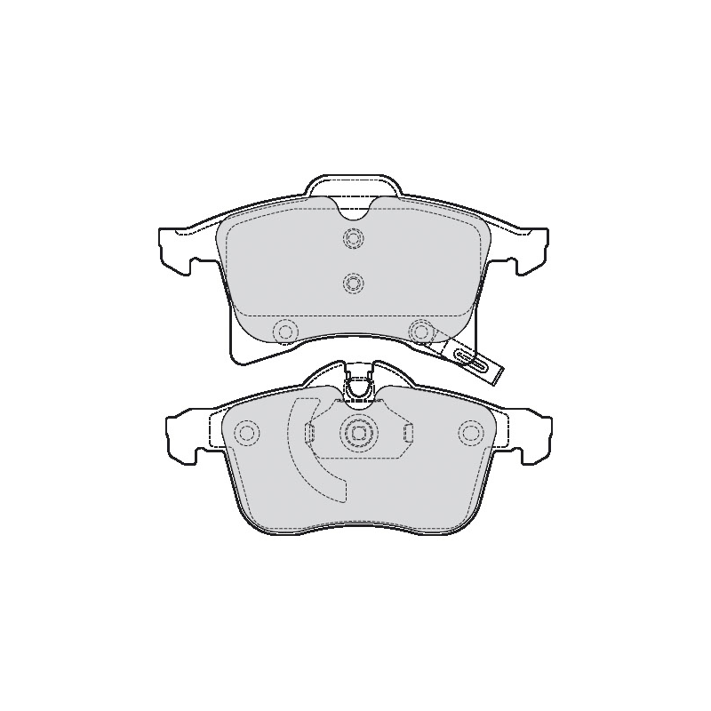 Pastiglie freno asse anteriore - VALEO