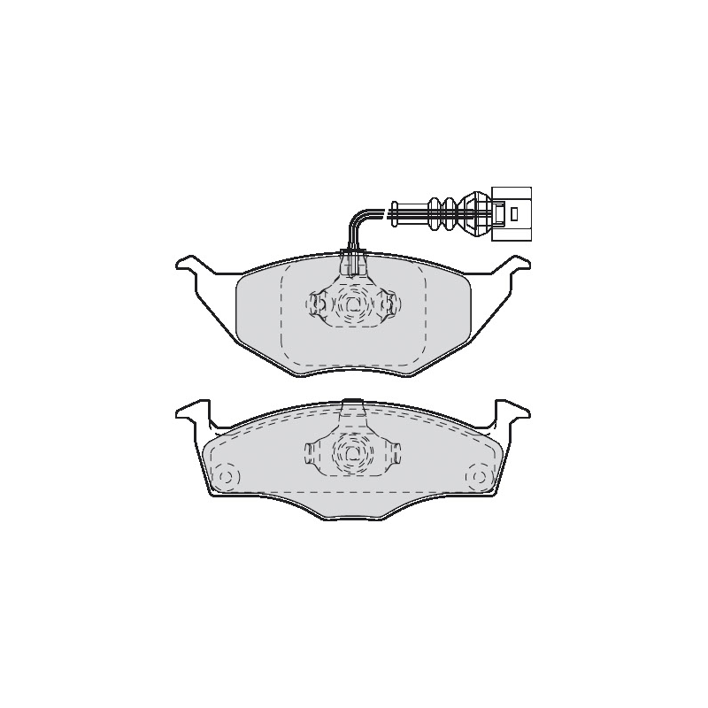 Pastiglie freno asse anteriore - VALEO