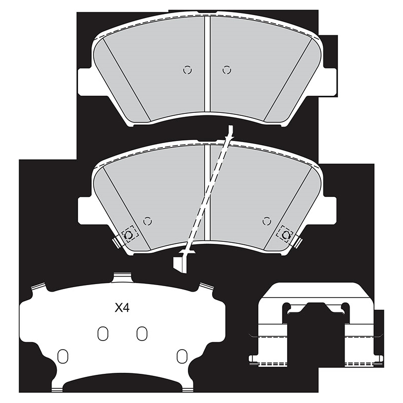 Pastiglie freno asse anteriore - VALEO
