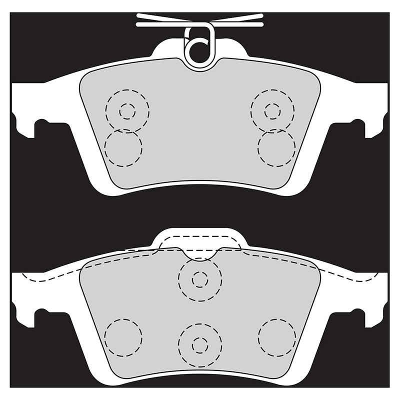 Pastiglie freno asse posteriore - VALEO