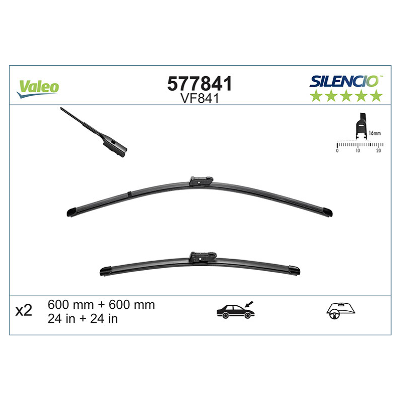 Spazzole tergicristalli - VALEO