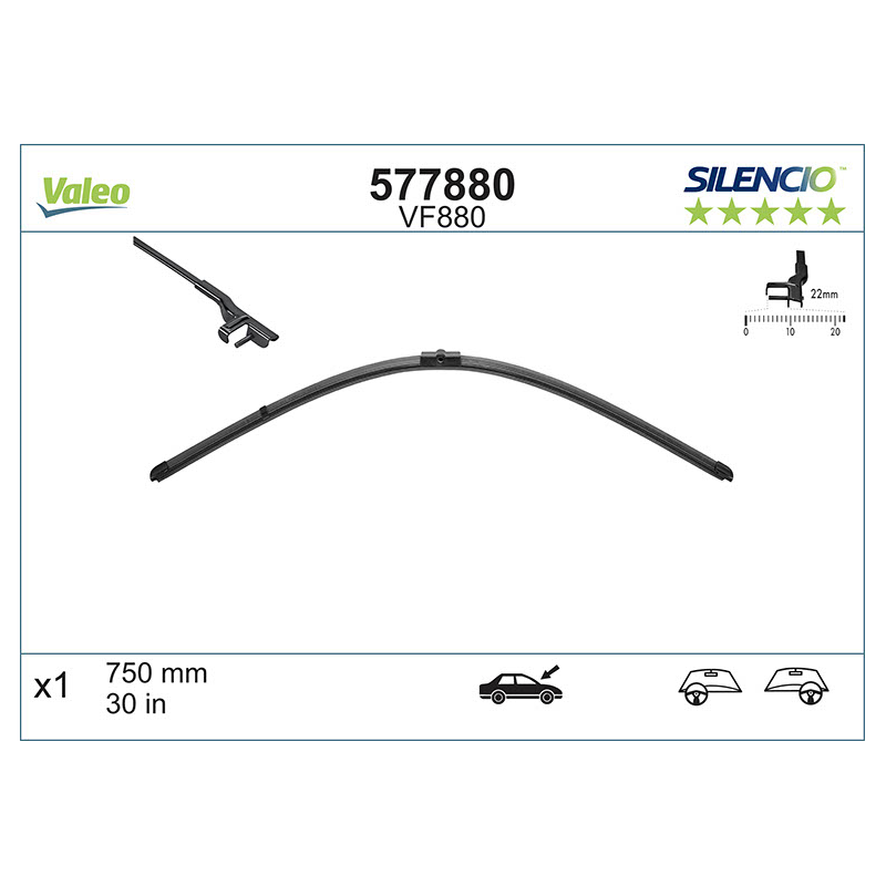 Spazzole tergicristalli - VALEO