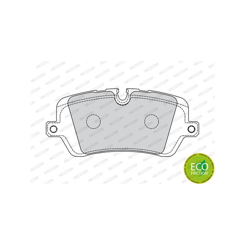 Pastiglie freno asse posteriore - FERODO