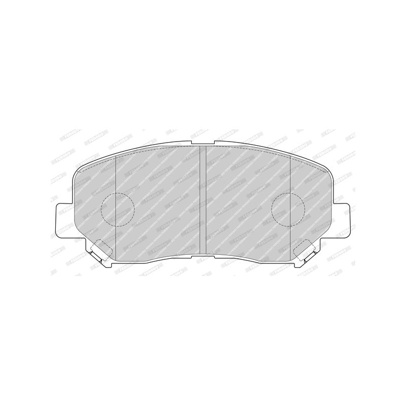 Pastiglie freno asse anteriore - FERODO