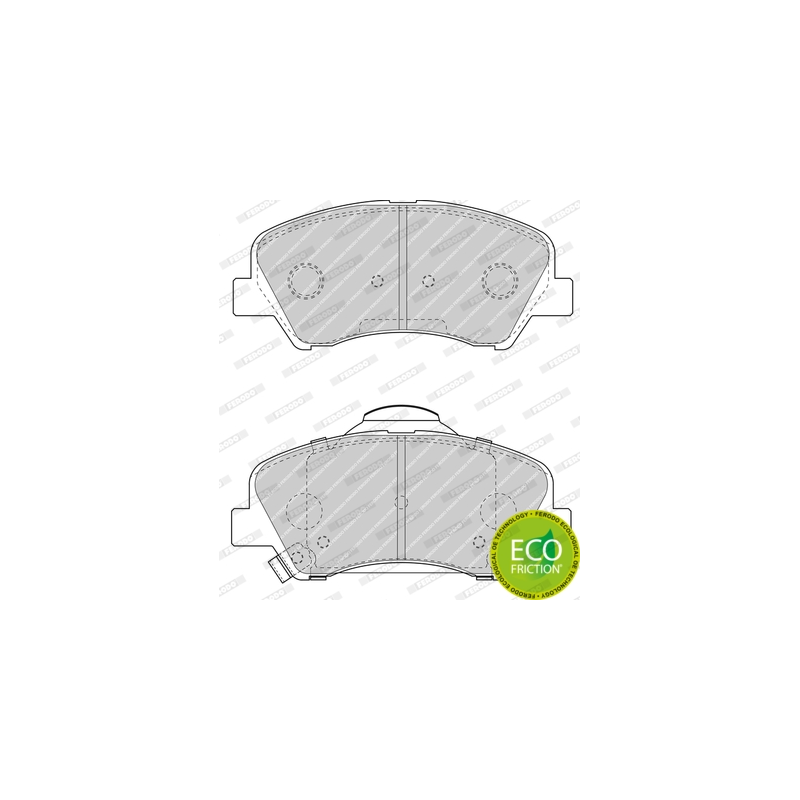 Pastiglie freno asse anteriore - FERODO