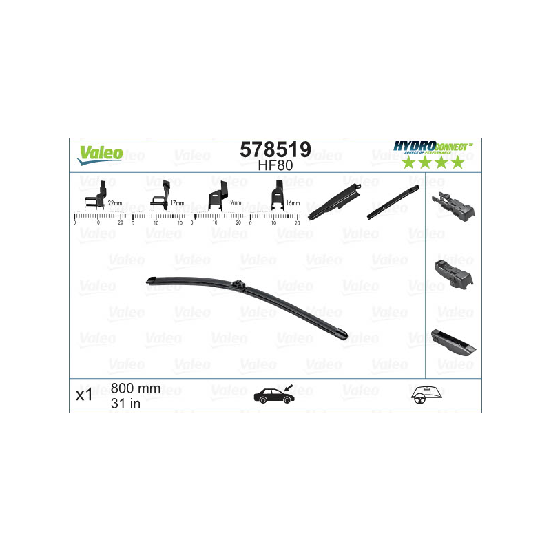 Spazzole tergicristalli - VALEO