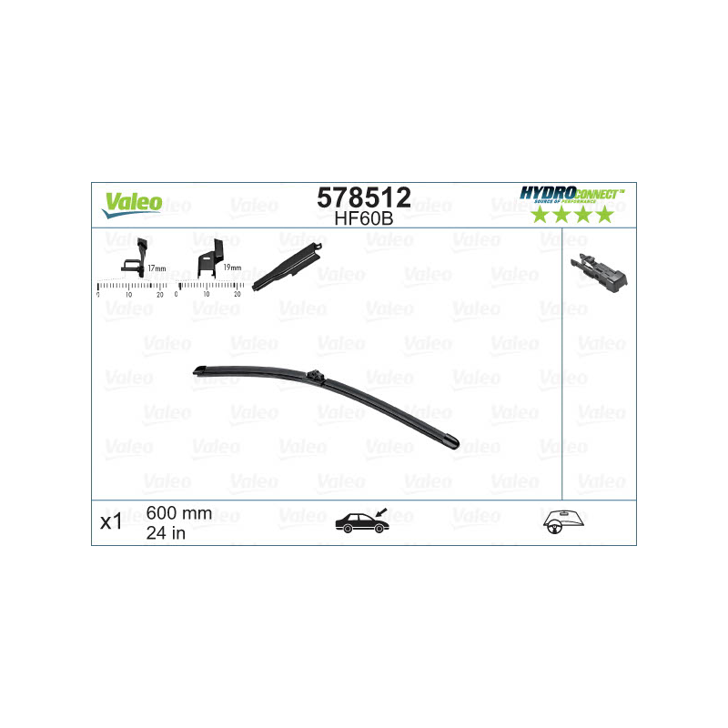 Spazzole tergicristalli - VALEO