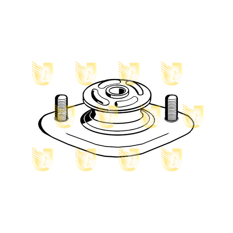 Supporto ammortizzatore asse posteriore - UNIGOM