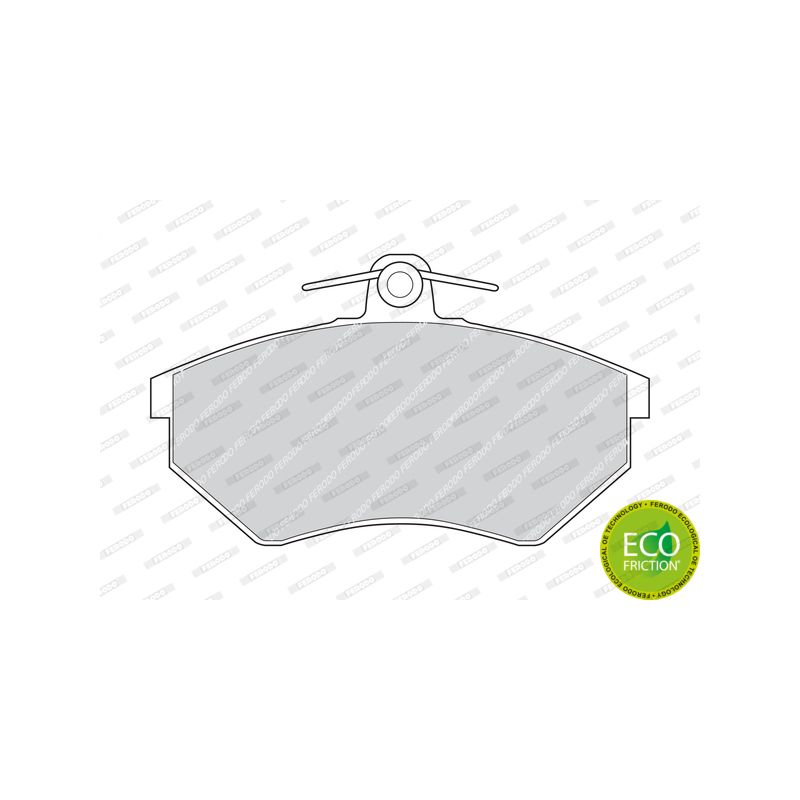Pastiglie freno asse anteriore - FERODO