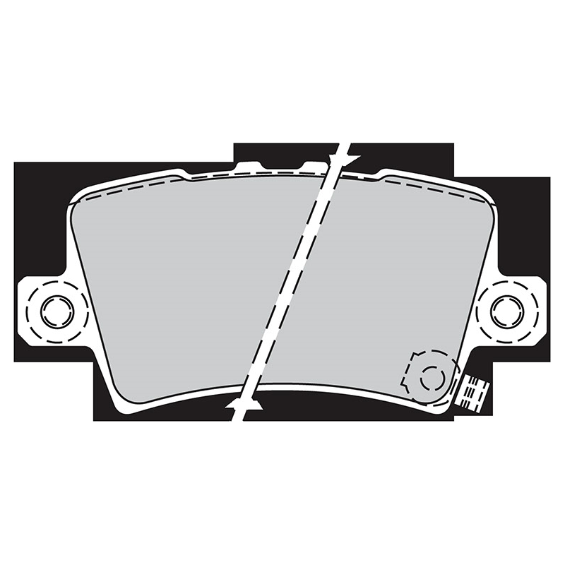 Pastiglie freno asse posteriore - VALEO