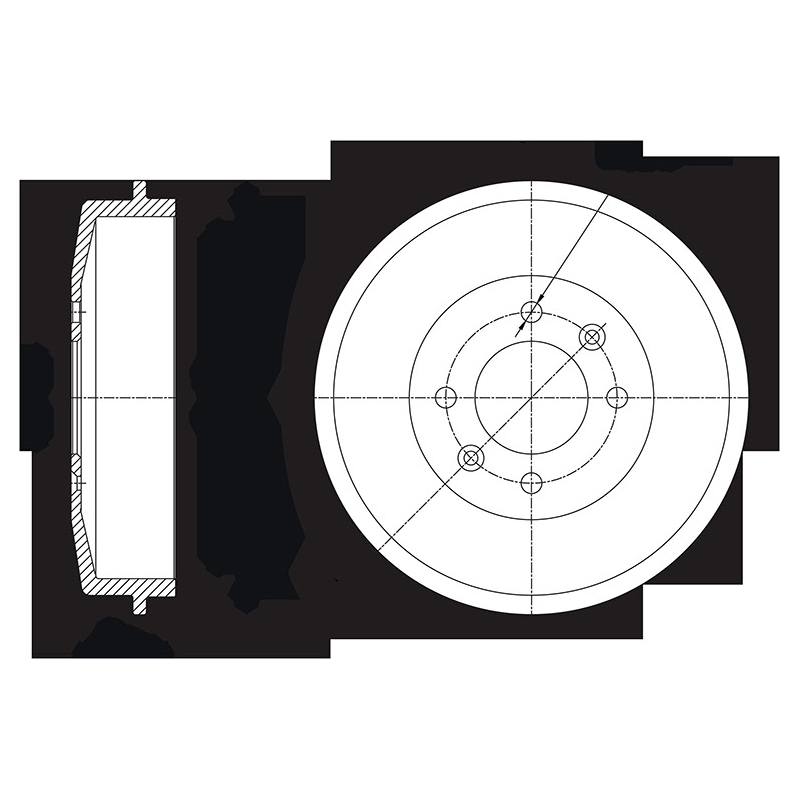 Tamburo freno - VALEO