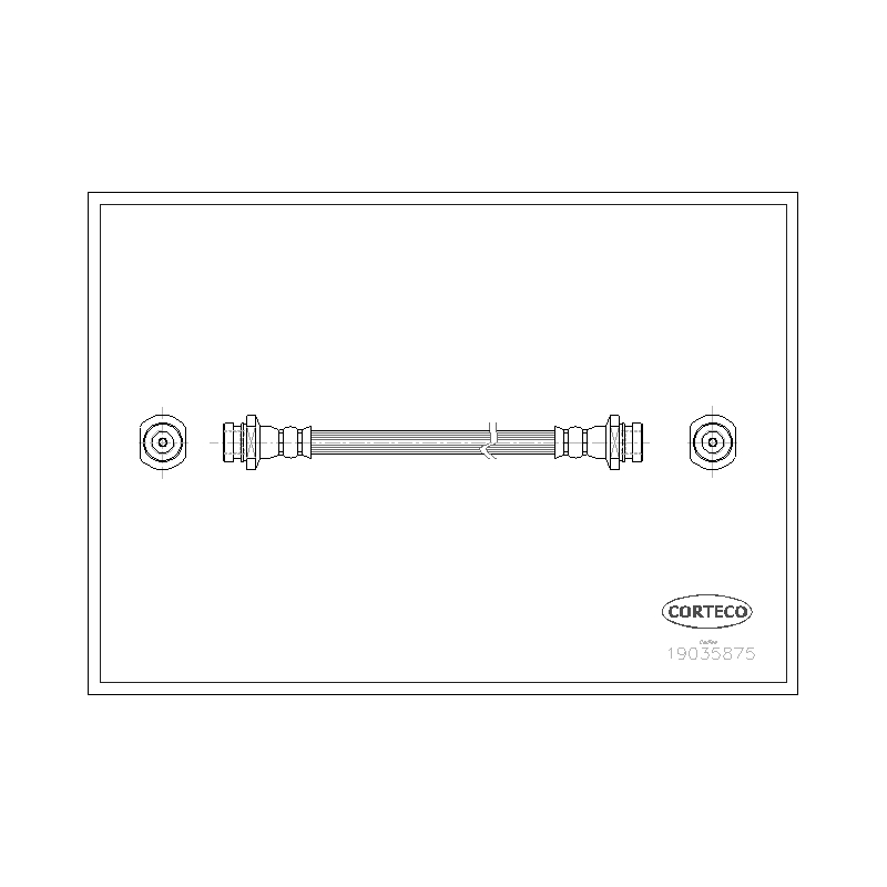 Flessibile freno asse posteriore - CORTECO