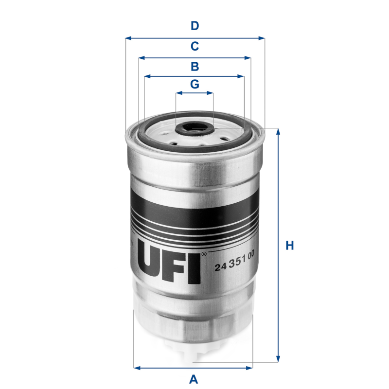 Filtro carburante - UFI