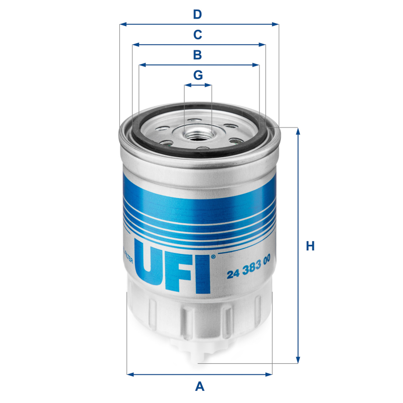 Filtro carburante - UFI