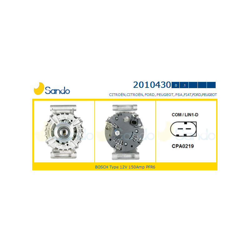 Alternatore - SANDO