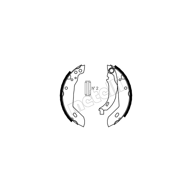 Ganasce freno - METELLI