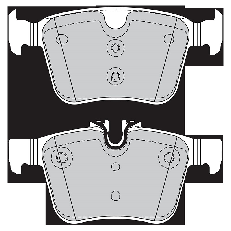 Pastiglie freno asse posteriore - VALEO