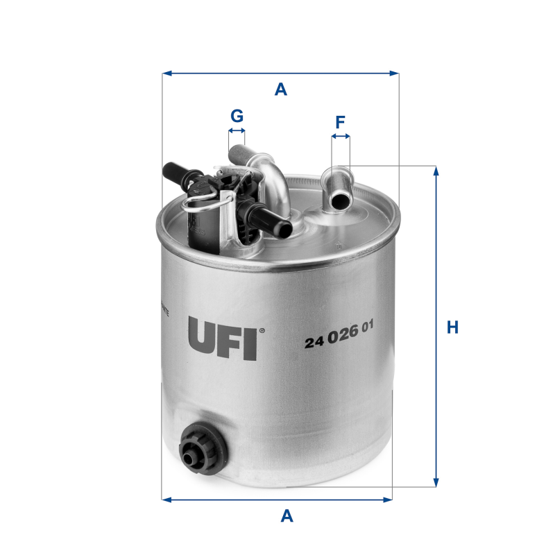 Filtro carburante - UFI