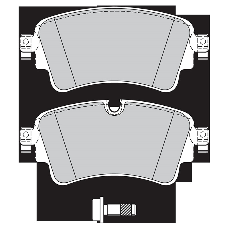 Pastiglie freno asse posteriore - VALEO