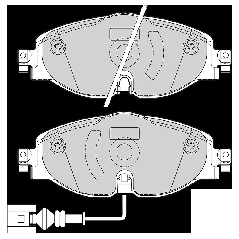 Pastiglie freno asse anteriore - VALEO