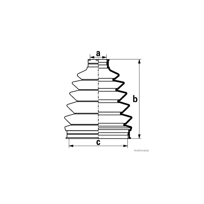 Cuffia semiasse - JAKOPARTS