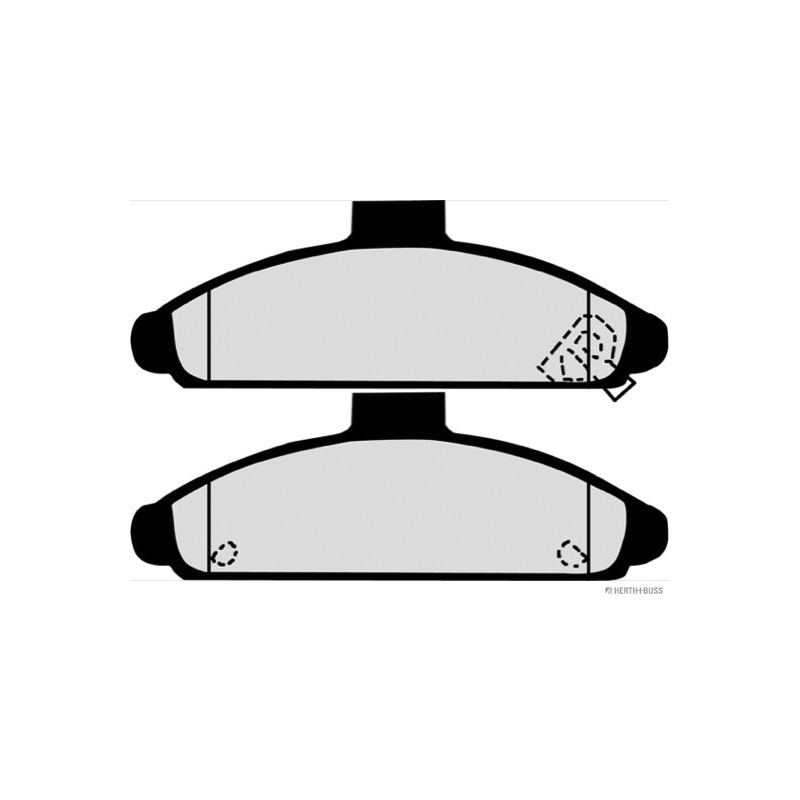 Pastiglie freno asse anteriore - JAKOPARTS