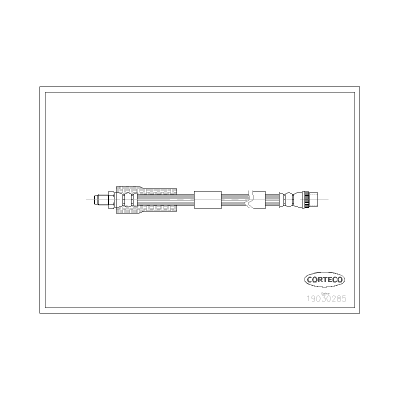 Flessibile freno asse anteriore - CORTECO