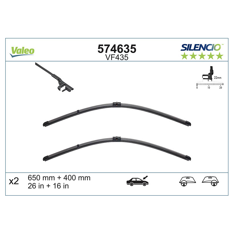 Spazzole tergicristalli - VALEO