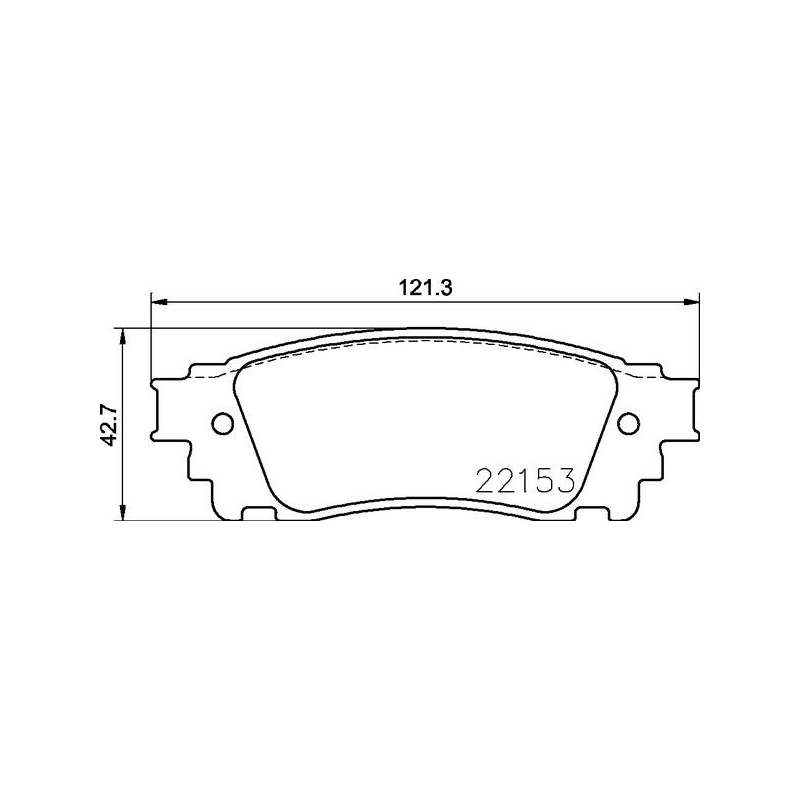 Pastiglie freno asse posteriore - BREMBO