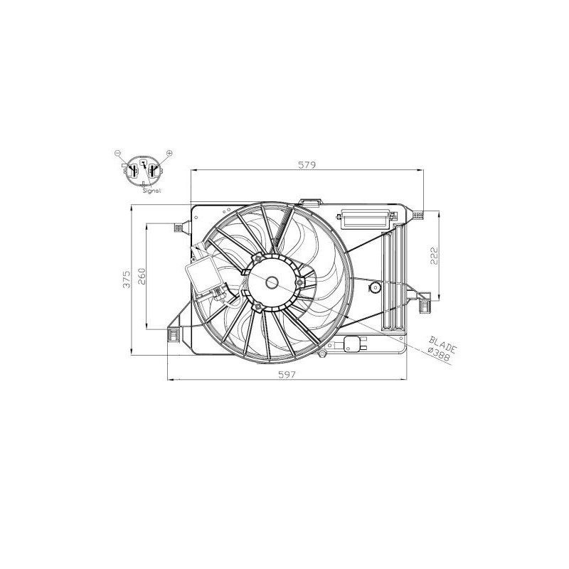 Elettroventola radiatore - NRF