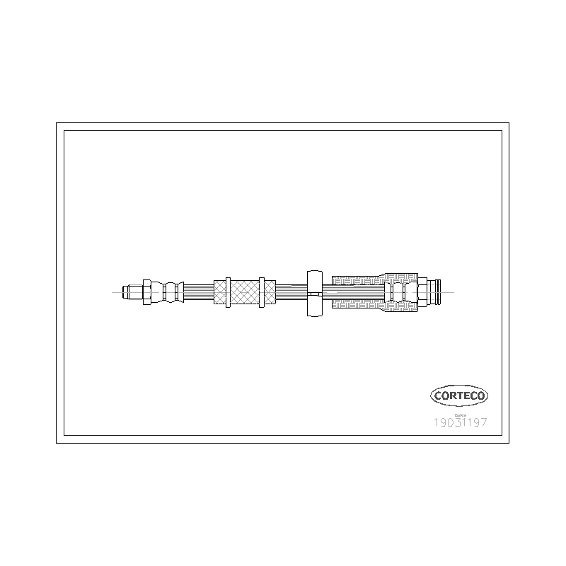 Flessibile freno asse anteriore - CORTECO