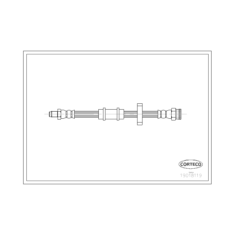 Flessibile freno asse posteriore - CORTECO