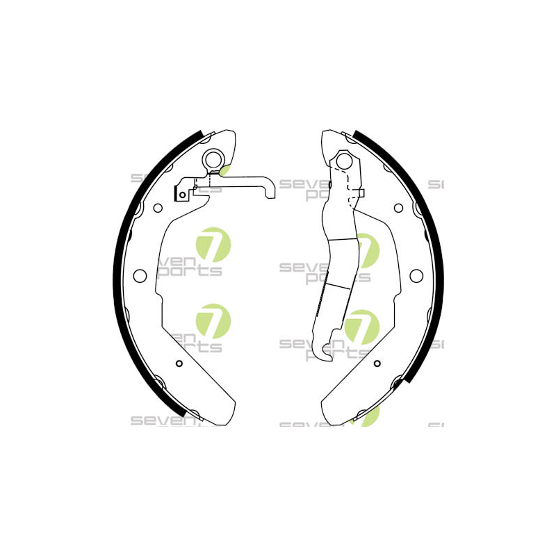 Ganasce freno - SEVEN