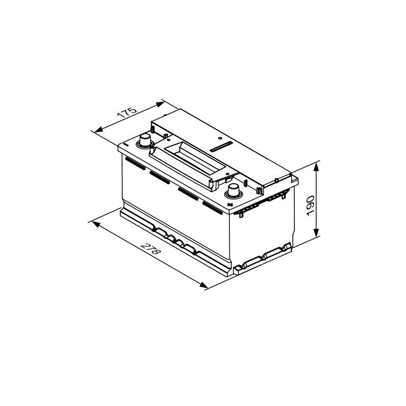 BATTERIA EFB 70AH 760A