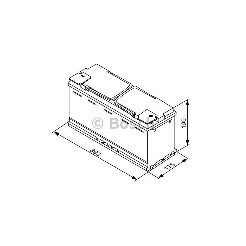 BATTERIA AGM 105AH 950A