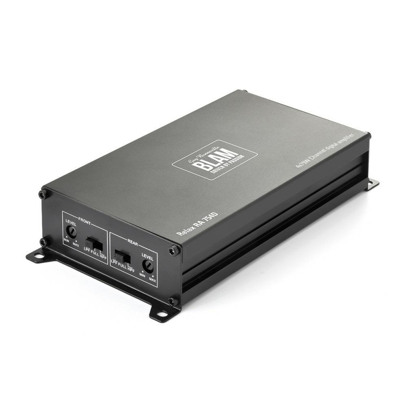 AMPLIFICATORE BLAM CLASSE D ULTRA-COMPATTO 4X75/50W @ 2/4 OHM