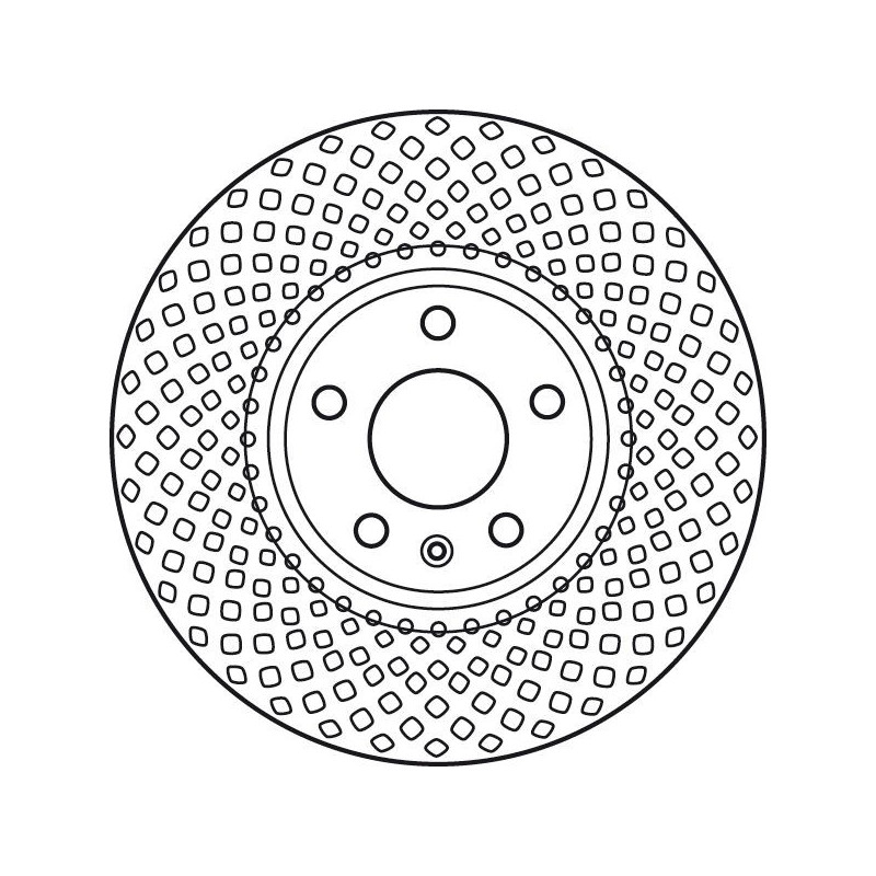 Disco freno asse anteriore - TRW