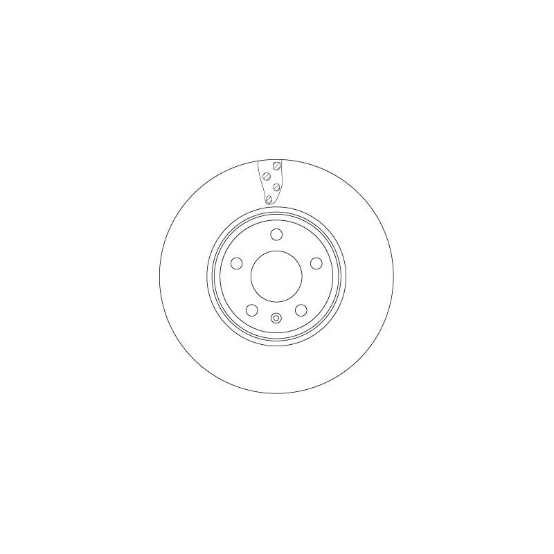 Disco freno asse anteriore - TRW