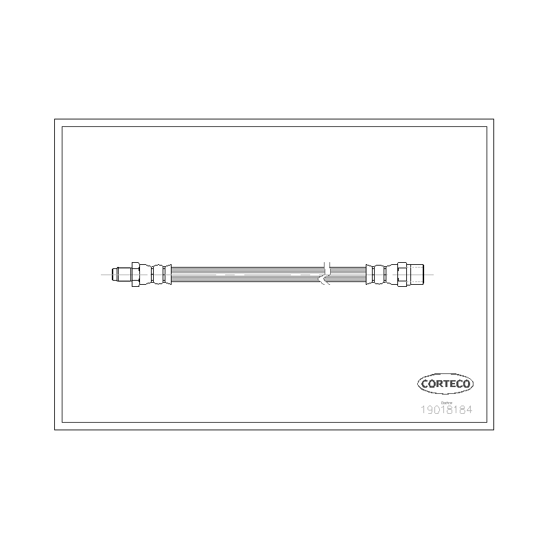 Flessibile freno asse posteriore - CORTECO