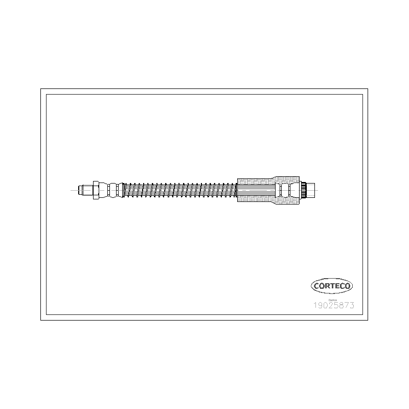 Flessibile freno asse anteriore - CORTECO
