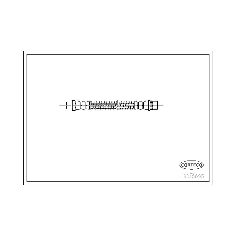 Flessibile freno asse anteriore - CORTECO