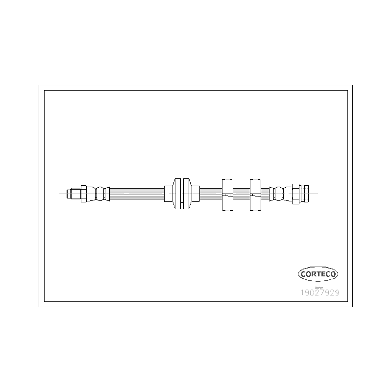 Flessibile freno asse anteriore - CORTECO