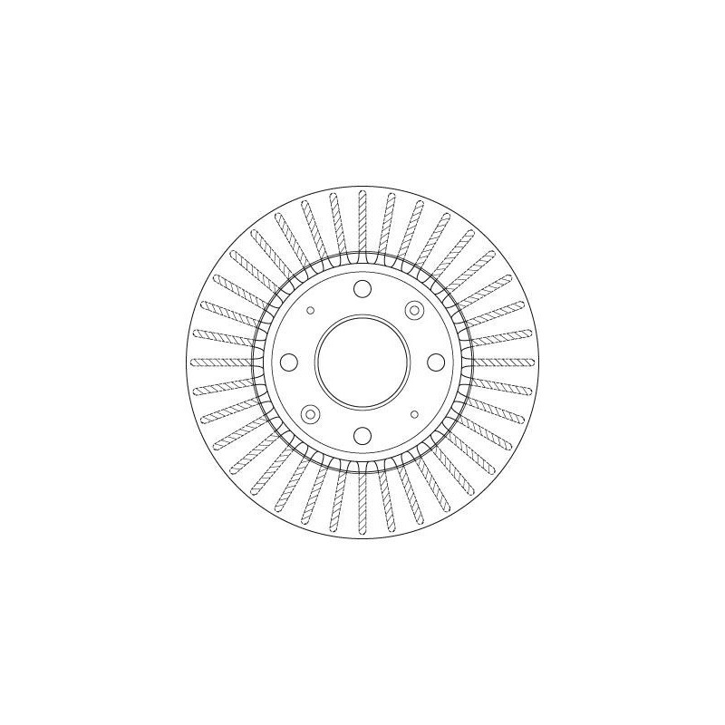 Disco freno asse anteriore - TRW