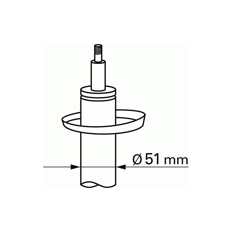 Ammortizzatore asse anteriore - SACHS